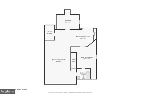Floorplan - 12936 Broadview Run Dr, Waldorf, MD 20602 photo 3 of 3