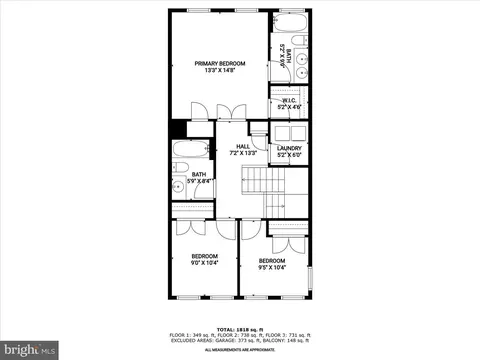 Floorplan - 9832 Ushers Pl, Waldorf, MD 20601 photo 3 of 7
