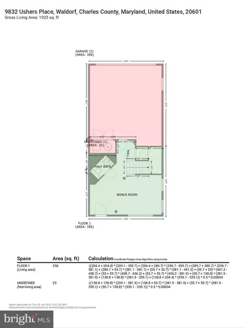 Floorplan - 9832 Ushers Pl, Waldorf, MD 20601 photo 5 of 7