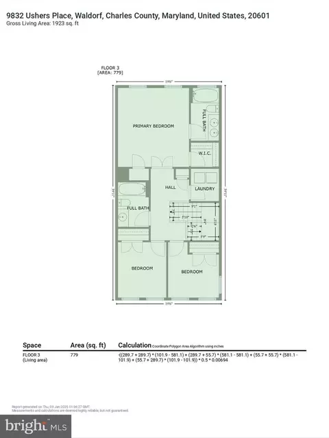 Floorplan - 9832 Ushers Pl, Waldorf, MD 20601 photo 7 of 7