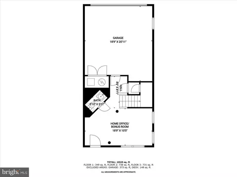 Floorplan - 9832 Ushers Pl, Waldorf, MD 20601 photo 1 of 7