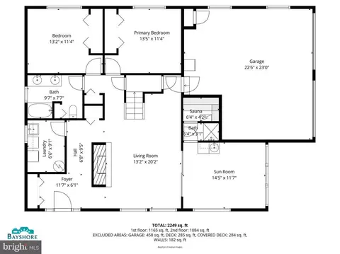 Floorplan - 11445 Mohawk Ct, Issue, MD 20645 photo 1 of 2