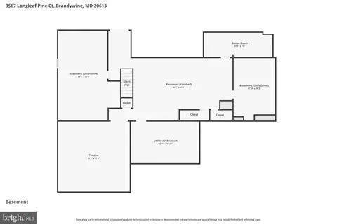 Floorplan - 3567 Longleaf Pine Ct, Brandywine, MD 20613 photo 1 of 3