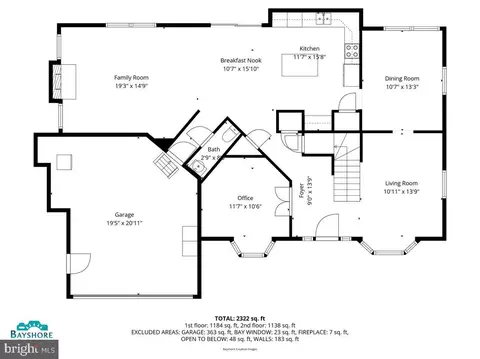 Floorplan - 11280 Lord Baltimore Dr, Issue, MD 20645 photo 2 of 3