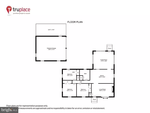Floorplan - 116 Walnut St, Ridgely, MD 21660 photo 1 of 3