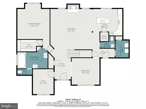 Floorplan - 8291 Clearfield Rd, Denton, MD 21629 photo 1 of 2