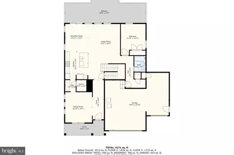 Floorplan - 699 Stonegate Rd, Westminster, MD 21157 photo 2 of 3