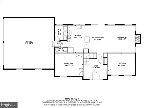 Floorplan - 2425 Burton Dr, New Windsor, MD 21776 photo 2 of 7