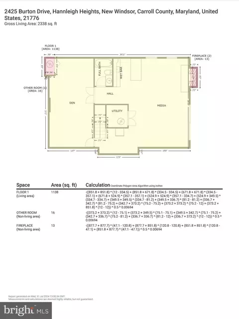 Floorplan - 2425 Burton Dr, New Windsor, MD 21776 photo 5 of 7