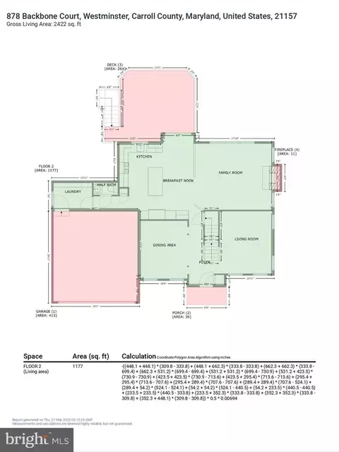 Floorplan - 878 Backbone Ct, Westminster, MD 21157 photo 6 of 7