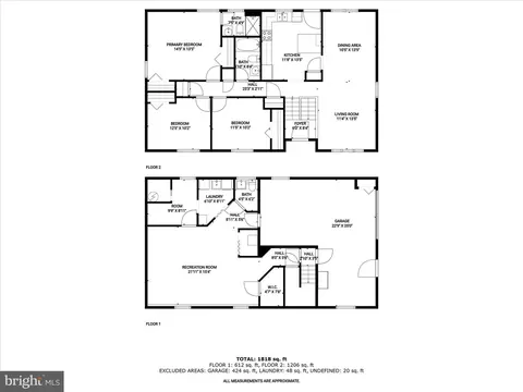 Floorplan - 1100 Cedarbrook Rd, Hampstead, MD 21074 photo 1 of 3