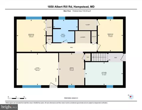Floorplan - 1850 Albert Rill Rd, Hampstead, MD 21074 photo 3 of 4