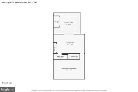 Floorplan - 446 Logan Dr, Westminster, MD 21157 photo 3 of 3