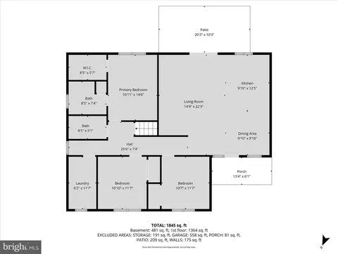 Floorplan - 3171 Eckard Rd, Westminster, MD 21157 photo 2 of 2