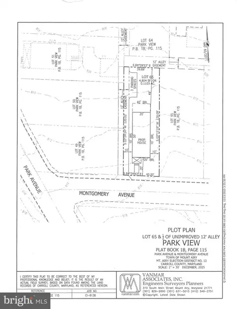 lot65 Montgomery Ave, Mount Airy, MD 21771