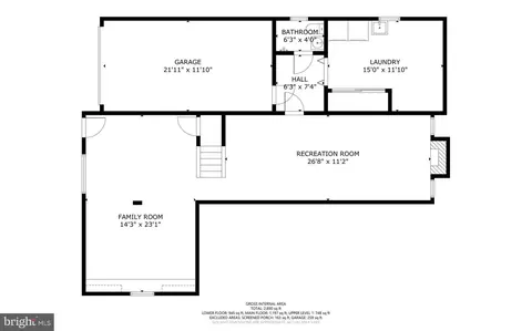 Floorplan - 724 William Ave, Westminster, MD 21157 photo 2 of 3