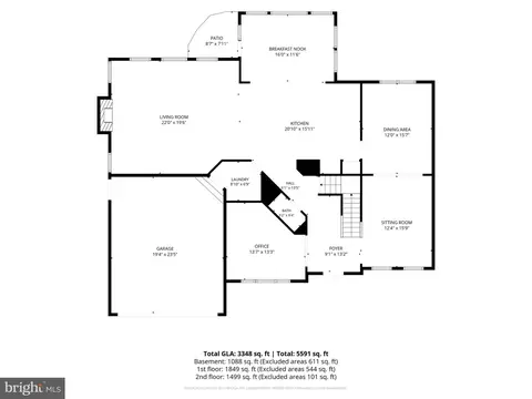 Floorplan - 672 Spring Meadow Dr, Westminster, MD 21158 photo 1 of 4