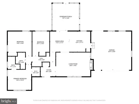 Floorplan - 5546 Bonnie Brook Rd, Cambridge, MD 21613 photo 1 of 1