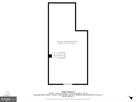 Floorplan - 201 Washington St, Cambridge, MD 21613 photo 4 of 4