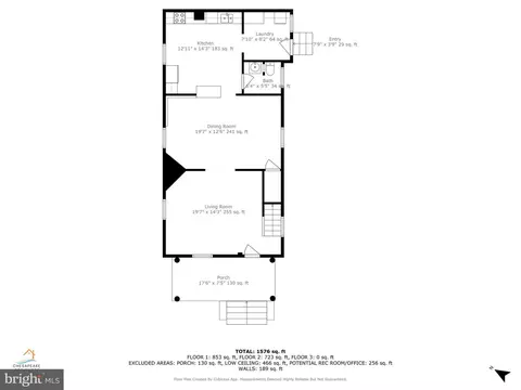 Floorplan - 201 Washington St, Cambridge, MD 21613 photo 2 of 4