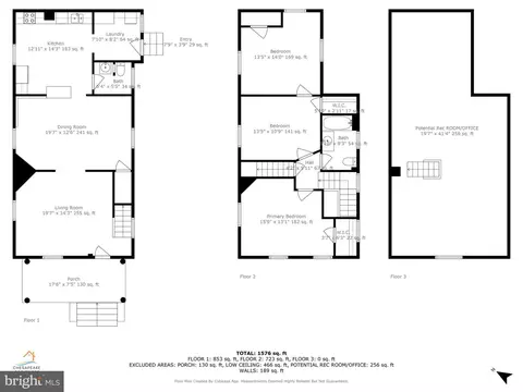 Floorplan - 201 Washington St, Cambridge, MD 21613 photo 1 of 4