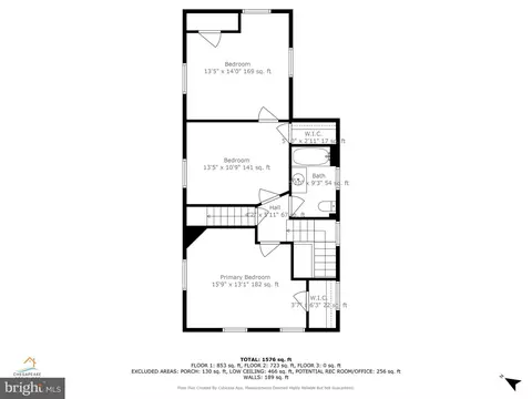 Floorplan - 201 Washington St, Cambridge, MD 21613 photo 3 of 4