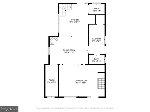 Floorplan - 202 Choptank Ave, Cambridge, MD 21613 photo 2 of 3