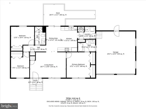 Floorplan - 1117 High St, Cambridge, MD 21613 photo 1 of 1