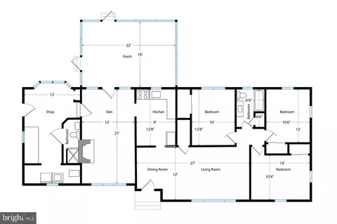 Floorplan - 4215 Preston Rd, Preston, MD 21655 photo 1 of 1