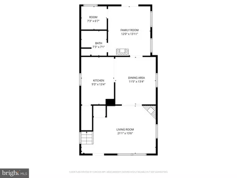 Floorplan - 105 Center St, Hurlock, MD 21643 photo 1 of 3
