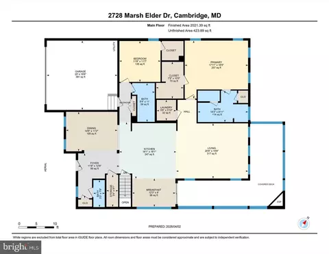 Floorplan - 2728 Marsh Elder Rd, Cambridge, MD 21613 photo 1 of 1