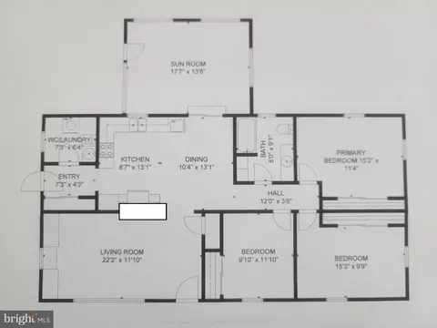 Floorplan - 302 Noble St, Hurlock, MD 21643 photo 1 of 1