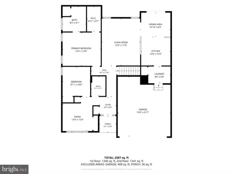 Floorplan - 120 Miles Cir, Hurlock, MD 21643 photo 1 of 3