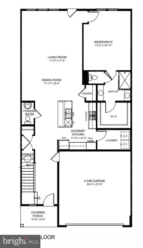 Floorplan - 485 Ensemble Way, Frederick, MD 21701 photo 1 of 2