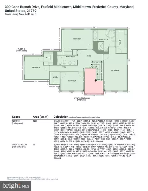 Floorplan - 309 Cone Branch Dr, Middletown, MD 21769 photo 6 of 7