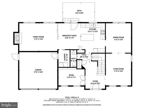 Floorplan - 309 Cone Branch Dr, Middletown, MD 21769 photo 2 of 7
