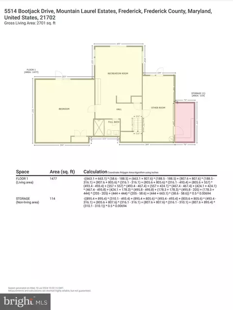 Floorplan - 5514 Bootjack Dr, Frederick, MD 21702 photo 5 of 7