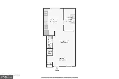 Floorplan - 581 Lancaster Pl, Frederick, MD 21703 photo 1 of 2