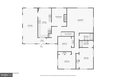Floorplan - 6442 Sunset Dr, Frederick, MD 21702 photo 2 of 3