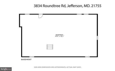 Floorplan - 3834 Roundtree Rd, Jefferson, MD 21755 photo 1 of 3
