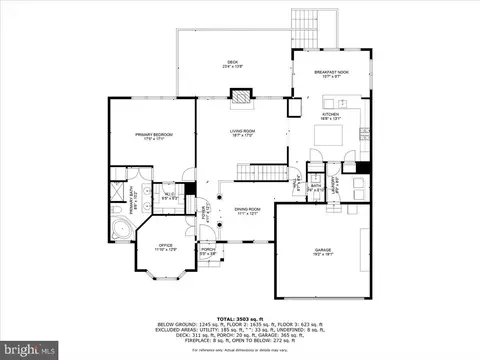 Floorplan - 5888 Bridge Spring Rd, Frederick, MD 21704 photo 1 of 4