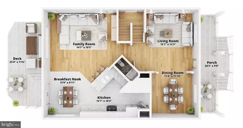 Floorplan - 3403 Mantz Ln, Frederick, MD 21704 photo 1 of 3
