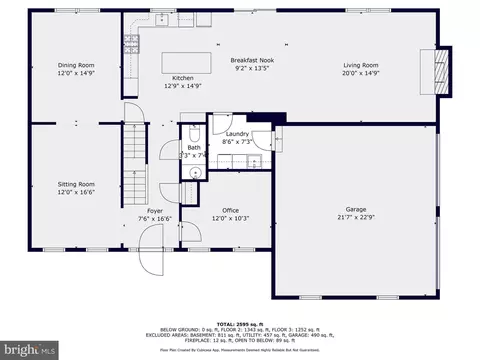 Floorplan - 2420 Cobblestone Way, Frederick, MD 21702 photo 1 of 4