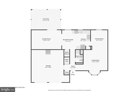 Floorplan - 1844 Millstream Dr, Frederick, MD 21702 photo 1 of 2
