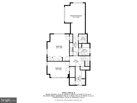 Floorplan - 623 Wilson Pl, Frederick, MD 21702 photo 2 of 5