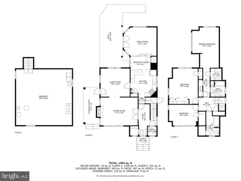 Floorplan - 623 Wilson Pl, Frederick, MD 21702 photo 4 of 5