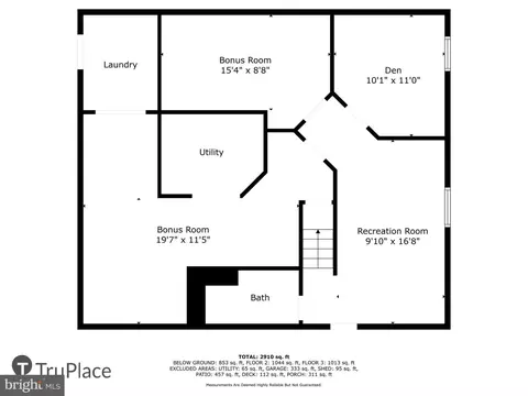 Floorplan - 6132 Cornwall Ter, Frederick, MD 21701 photo 1 of 3