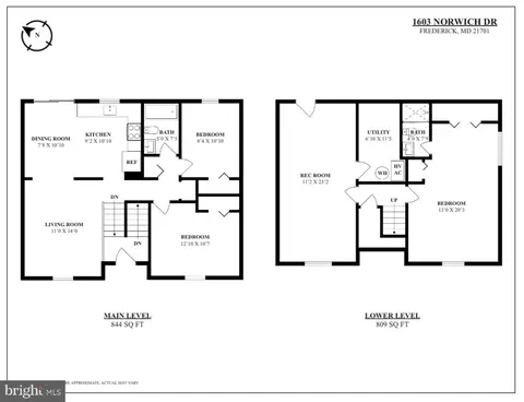 Floorplan - 1603 Norwich Dr, Frederick, MD 21701 photo 3 of 3