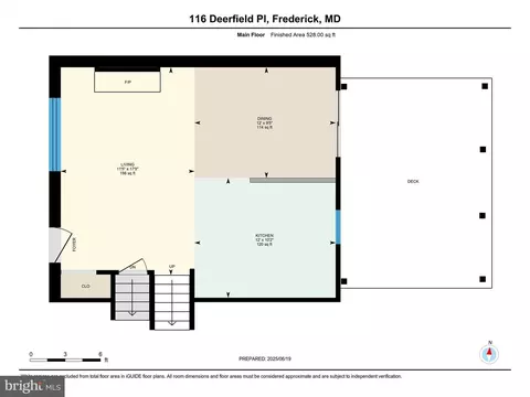 Floorplan - 116 Deerfield Pl, Frederick, MD 21702 photo 4 of 6