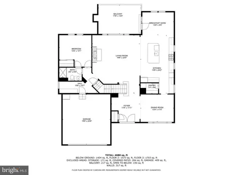 Floorplan - 5745 Hawk Ridge Rd, Frederick, MD 21704 photo 2 of 4